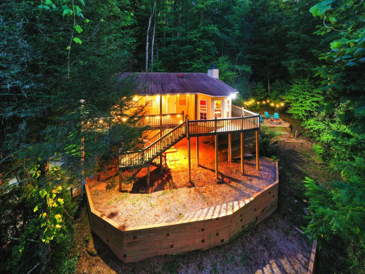 Cozy Cabin Retreat - Hot Tub, Fireplace & Fire Pit Blue Ridge Extérieur photo