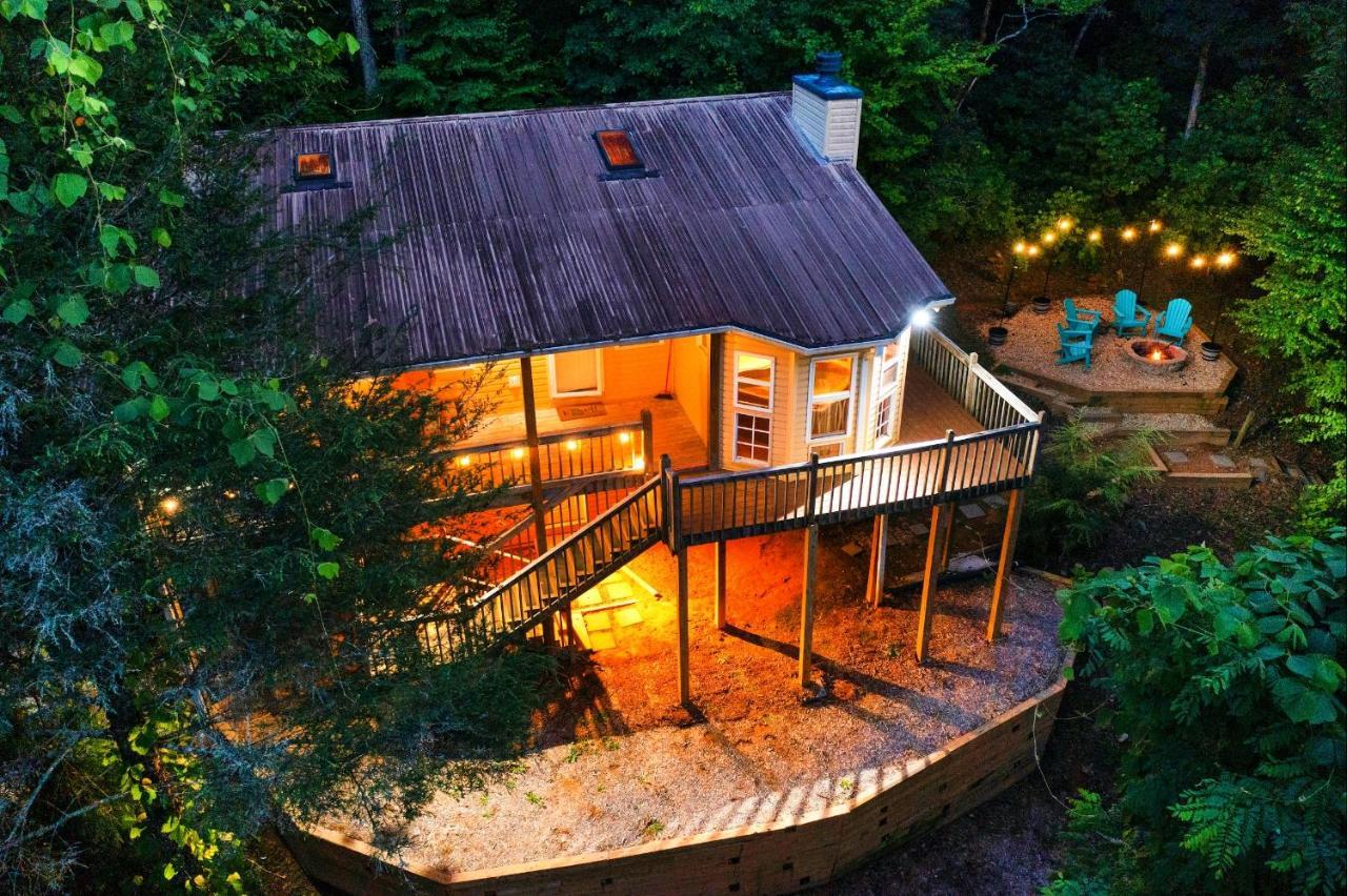 Cozy Cabin Retreat - Hot Tub, Fireplace & Fire Pit Blue Ridge Extérieur photo